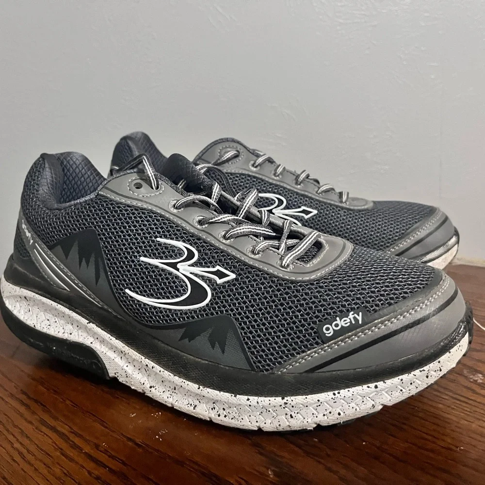 Gravity Defyer Gdefy Mighty Walk Mens Size 11 Blue Gray Walking Comfort Shoes - Picture 3 of 9